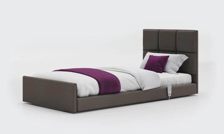 Solo Comfort Profiling Floor Bed - Meteor (Leatherette)